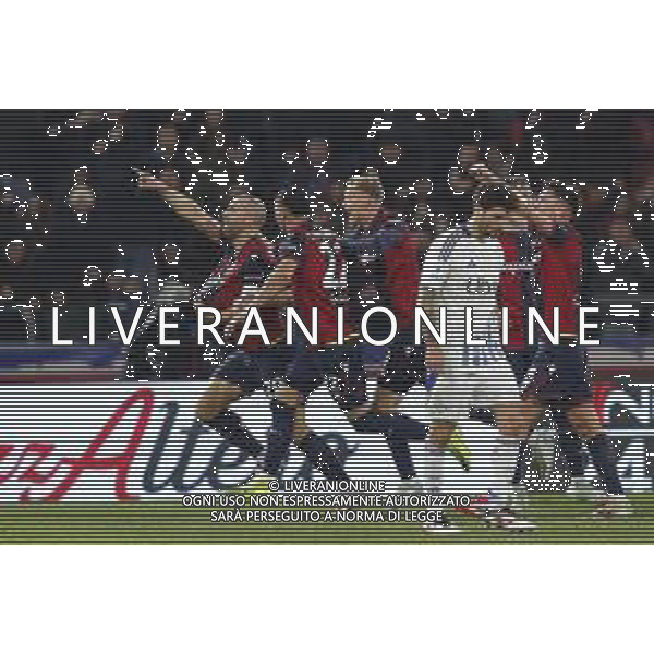ZCP - 01/02/2025 BOLOGNA - COMO Campionato di Calcio seria A 2024/2025 - nella foto: Esultanza bologna dopo il Goal di De Silvestri Lorenzo (Bologna f.c.) ©Claudio Zamagni/Agenzia Aldo Liverani s.a.s.- AGENZIA ALDO LIVERANI SAS