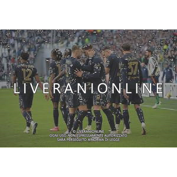 Torino 02.02.2025 Allianz Stadium @Manuela Viganti /Ag. Aldo Liverani sas Juventus vs Empoli Campionato Calcio Serie A Enilive 2024/2025 23a giornata Nella foto: esultanza juventus dopo il gol di dusan vlahovic ©Viganti - AGENZIA ALDO LIVERANI SAS