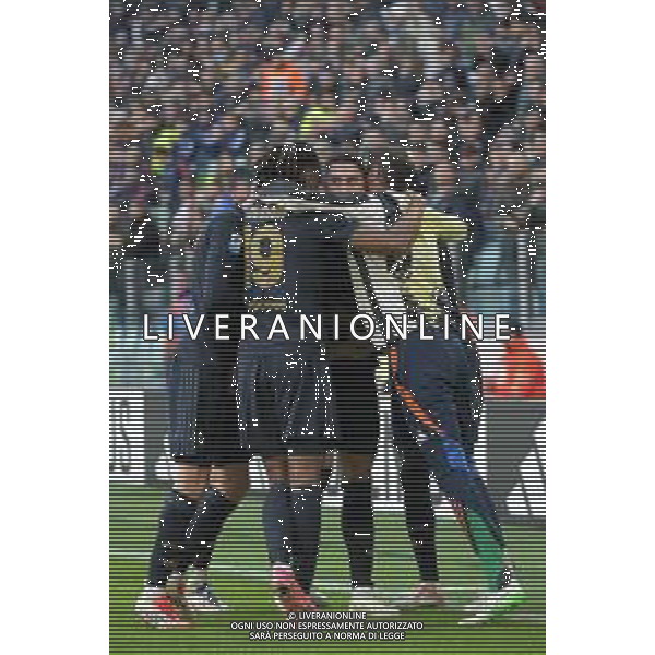 Torino 02.02.2025 Allianz Stadium @Manuela Viganti /Ag. Aldo Liverani sas Juventus vs Empoli Campionato Calcio Serie A Enilive 2024/2025 23a giornata Nella foto: esultanza juventus dopo il gol di dusan vlahovic ©Viganti - AGENZIA ALDO LIVERANI SAS