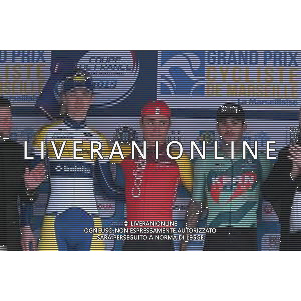 02-02-2025 Gp Ouverture La Marseillaise; 2025, Cofidis; 2025, Flanders - Baloise; 2025, Kern - Pharma; Ferron, Valentin; Van Hemelen, Vincent; Galvan Fernandez, Francisco; Luminy; ©SIROTTI - AGENZIA ALDO LIVERANI SAS