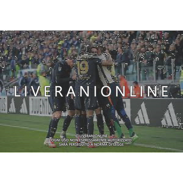 Torino 02.02.2025 Allianz Stadium @Manuela Viganti /Ag. Aldo Liverani sas Juventus vs Empoli Campionato Calcio Serie A Enilive 2024/2025 23a giornata Nella foto: esultanza juventus dopo il gol di dusan vlahovic