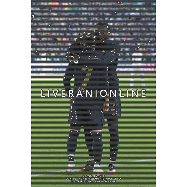 Torino 02.02.2025 Allianz Stadium @Manuela Viganti /Ag. Aldo Liverani sas Juventus vs Empoli Campionato Calcio Serie A Enilive 2024/2025 23a giornata Nella foto: esultanza francisco conceicao e timothy weah dopo il gol