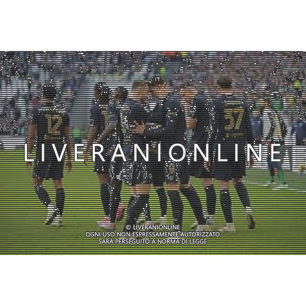 Torino 02.02.2025 Allianz Stadium @Manuela Viganti /Ag. Aldo Liverani sas Juventus vs Empoli Campionato Calcio Serie A Enilive 2024/2025 23a giornata Nella foto: esultanza juventus dopo il gol di dusan vlahovic