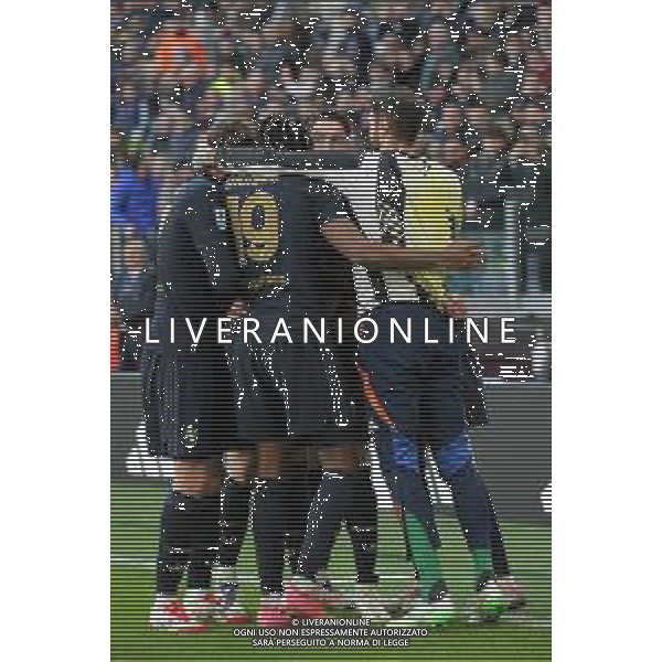 Torino 02.02.2025 Allianz Stadium @Manuela Viganti /Ag. Aldo Liverani sas Juventus vs Empoli Campionato Calcio Serie A Enilive 2024/2025 23a giornata Nella foto: esultanza juventus dopo il gol di dusan vlahovic