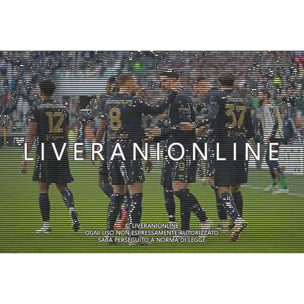 Torino 02.02.2025 Allianz Stadium @Manuela Viganti /Ag. Aldo Liverani sas Juventus vs Empoli Campionato Calcio Serie A Enilive 2024/2025 23a giornata Nella foto: esultanza juventus dopo il gol di dusan vlahovic