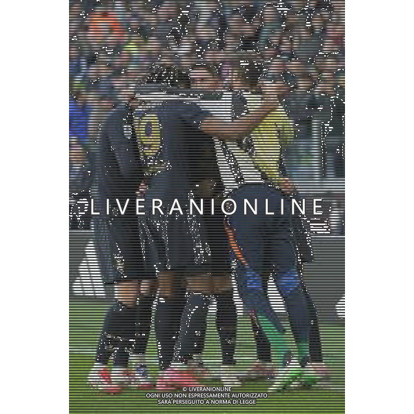 Torino 02.02.2025 Allianz Stadium @Manuela Viganti /Ag. Aldo Liverani sas Juventus vs Empoli Campionato Calcio Serie A Enilive 2024/2025 23a giornata Nella foto: esultanza juventus dopo il gol di dusan vlahovic