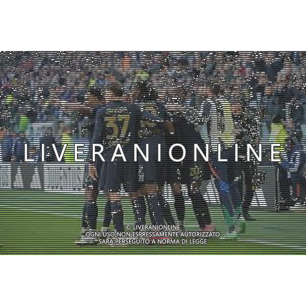 Torino 02.02.2025 Allianz Stadium @Manuela Viganti /Ag. Aldo Liverani sas Juventus vs Empoli Campionato Calcio Serie A Enilive 2024/2025 23a giornata Nella foto: esultanza juventus dopo il gol di dusan vlahovic