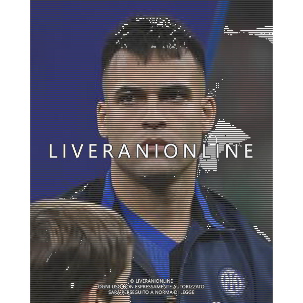 Milan vs Inter nella foto Lautaro Martinez (Inter) Milano 02-02-2025 Stadio Giuseppe Meazza - San Siro Campionato Serie A Enilive - 23a giornata foto Roberto Garavaglia/Agenzia Aldo Liverani sas