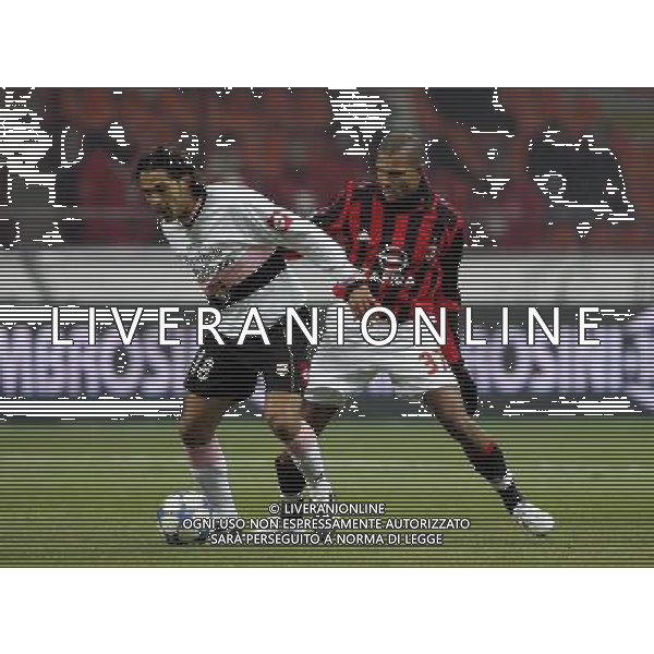 MILAN - PALERMO COPPA ITALIA TIM CUP 25/1/2006 NELLA FOTO amoroso e santana FOTO LUZZANI/LIVERANI
