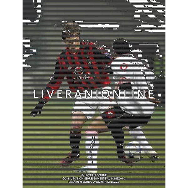 MILAN - PALERMO COPPA ITALIA TIM CUP 25/1/2006 NELLA FOTO vogel e mariano FOTO LUZZANI/LIVERANI