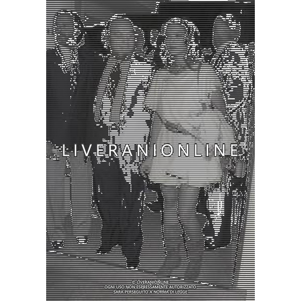 NEG-RETROSPETTIVA ORNELLA MUTI ATTRICE NELLA FOTO ORNELLA MUTI CON MARCO FERRERI NELL\'ANNO 1981 A VENEZIA AG ALDO LIVERANI SAS