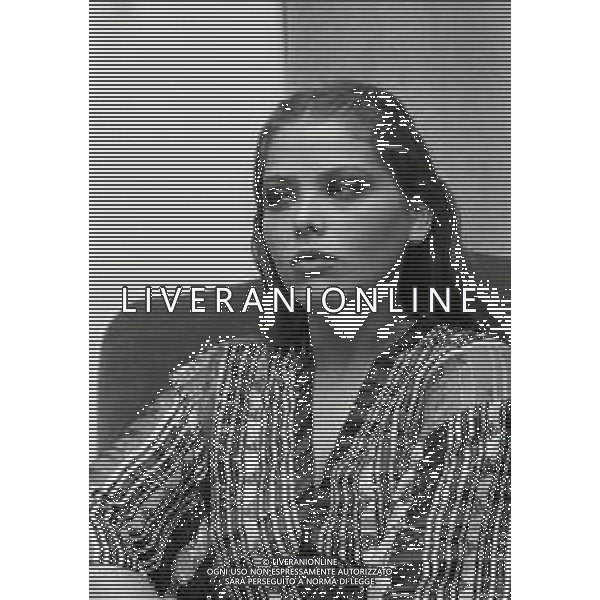NEG-RETROSPETTIVA ORNELLA MUTI ATTRICE NELLA FOTO ORNELLA MUTI A MILANO NELL\'ANNO 1974 A TERRAZZA MARTINI AG ALDO LIVERANI SAS