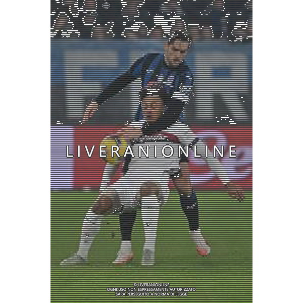 TVRG Atalanta vs Bologna nella foto Rafael Toloi (Atalanta) e Dan Ndoye (Bologna) Bergamo 04-02-2025 Gewiss Stadium Coppa Italia Frecciarossa - quarti di finale foto Roberto Garavaglia/Agenzia Aldo Liverani sas