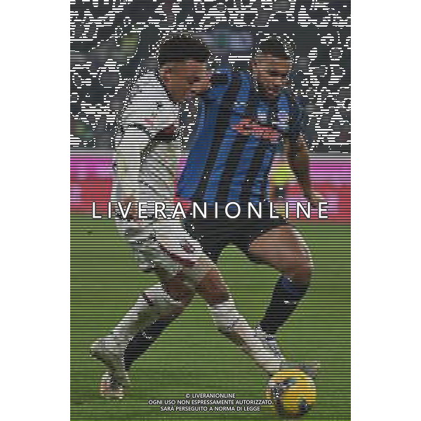TVRG Atalanta vs Bologna nella foto Dan Ndoye (Bologna) e Isak Hien (Atalanta) Bergamo 04-02-2025 Gewiss Stadium Coppa Italia Frecciarossa - quarti di finale foto Roberto Garavaglia/Agenzia Aldo Liverani sas