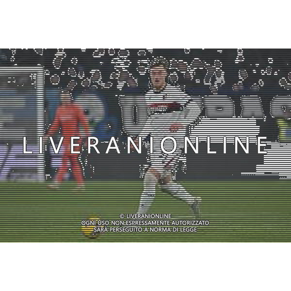 TVRG Atalanta vs Bologna nella foto Sam Beukema (Bologna) Bergamo 04-02-2025 Gewiss Stadium Coppa Italia Frecciarossa - quarti di finale foto Roberto Garavaglia/Agenzia Aldo Liverani sas