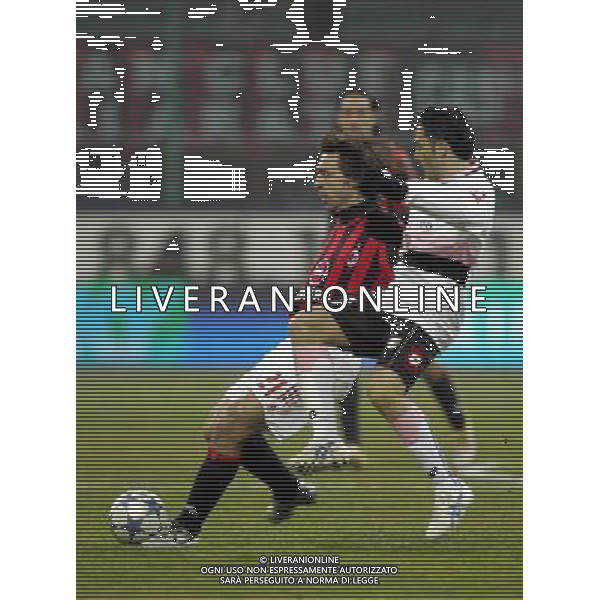 MILAN - PALERMO COPPA ITALIA TIM CUP 25/1/2006 NELLA FOTO pirlo e di michele FOTO LUZZANI/LIVERANI