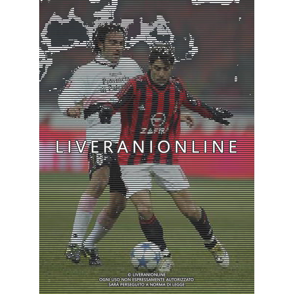 MILAN - PALERMO COPPA ITALIA TIM CUP 25/1/2006 NELLA FOTO rui costa e barone FOTO LUZZANI/LIVERANI