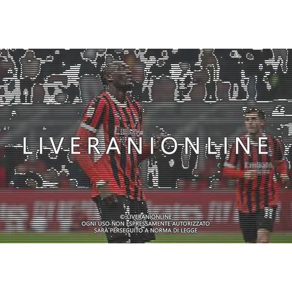 Milan vs Roma nella foto Tammy Abraham (Milan) esultanza dopo il gol del 2 a 0 Milano 05-02-2025 Stadio Giuseppe Meazza - San Siro Coppa Italia Frecciarossa - quarti di finale foto Roberto Garavaglia/Agenzia Aldo Liverani sas- AGENZIA ALDO LIVERANI SAS