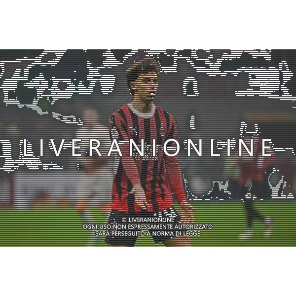 Milan vs Roma nella foto Joao Felix Sequeira (Milan) Milano 05-02-2025 Stadio Giuseppe Meazza - San Siro Coppa Italia Frecciarossa - quarti di finale foto Roberto Garavaglia/Agenzia Aldo Liverani sas- AGENZIA ALDO LIVERANI SAS