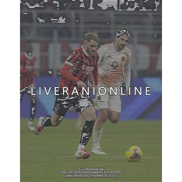 SANTIAGO GIMENEZ -MILAN - ROMA Coppa Italia Frecciarossa - quarti di finale 05.02.2025 ©PAOLO GIAMPIETRI - AGENZIA ALDO LIVERANI SAS