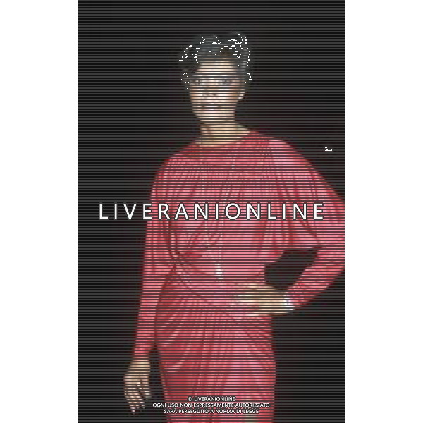 DIA-RETROSPETTIVA DIONNE WARWICK CANTANTE NELLA FOTO DIONNE WARWICK A ROMA NEGLI ANNI ’80 ©EDGARDO DELLA SCORCIOSA - AG ALDO LIVERANI SAS
