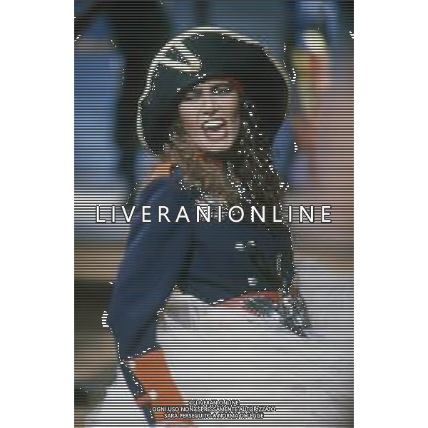 DIAP-RETROSPETTIVA LOREDANA BERTE\' CANTANTE NELLA FOTO LOREDANA BERTE\' NELL\'ANNO 1981 AG ALDO LIVERANI SAS