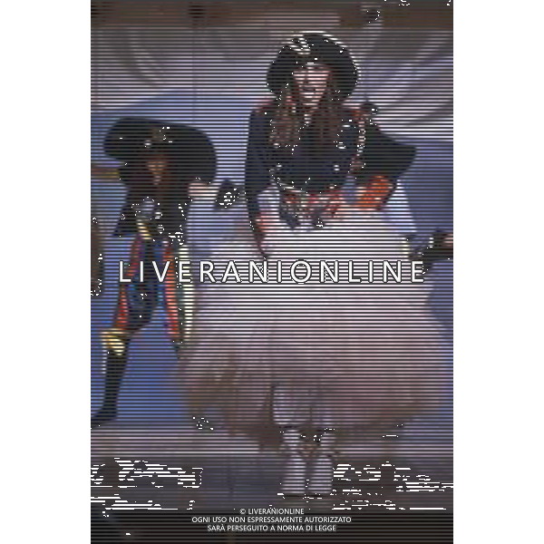 DIAP-RETROSPETTIVA LOREDANA BERTE\' CANTANTE NELLA FOTO LOREDANA BERTE\' NELL\'ANNO 1981 AG ALDO LIVERANI SAS