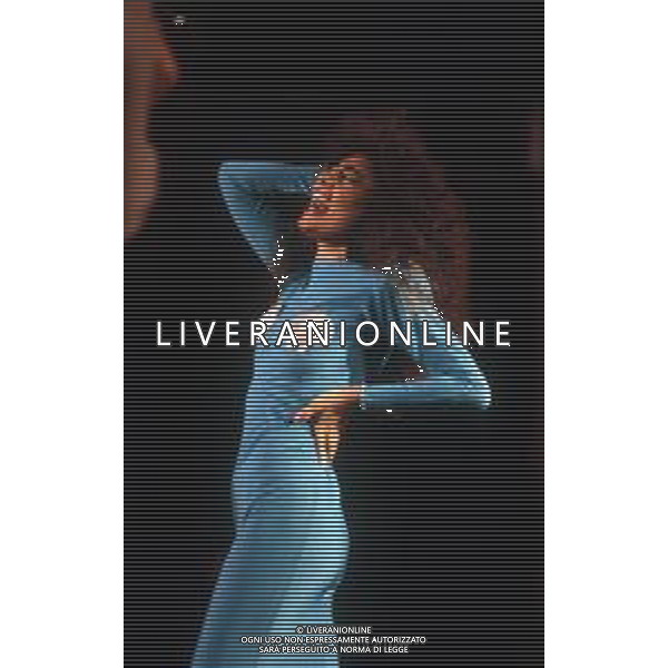 DIAP-RETROSPETTIVA LOREDANA BERTE\' CANTANTE NELLA FOTO LOREDANA BERTE\' NELL\'ANNO 1988 AG ALDO LIVERANI SAS  
