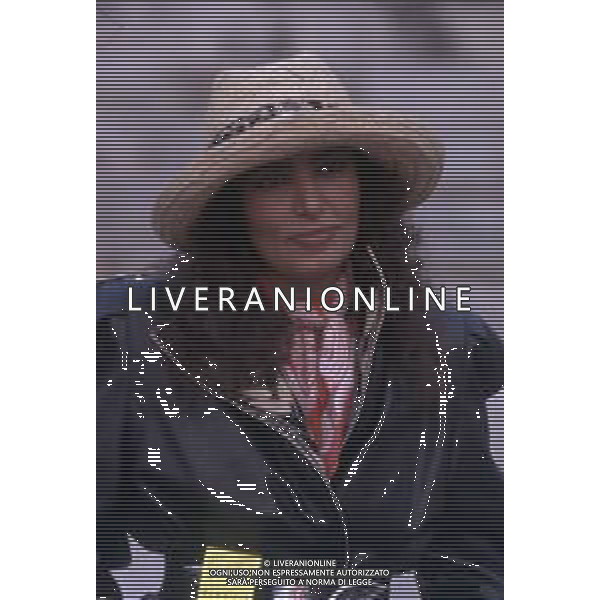 DIAP-RETROSPETTIVA LOREDANA BERTE\' CANTANTE NELLA FOTO LOREDANA BERTE\' NELL\'ANNO 1988 AG ALDO LIVERANI SAS  