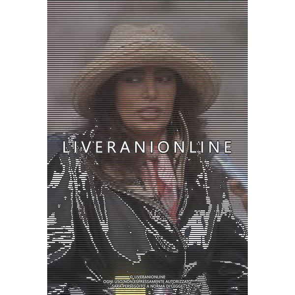 DIAP-RETROSPETTIVA LOREDANA BERTE\' CANTANTE NELLA FOTO LOREDANA BERTE\' NELL\'ANNO 1988 AG ALDO LIVERANI SAS  