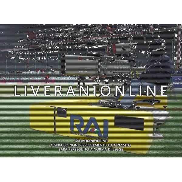 Milano 25/01/2006 coppa italia TIM 2005/06 milan-palermo 1:0 nella foto telecamere rai in campo ph marco luzzani/ag aldo liverani s.a.s.