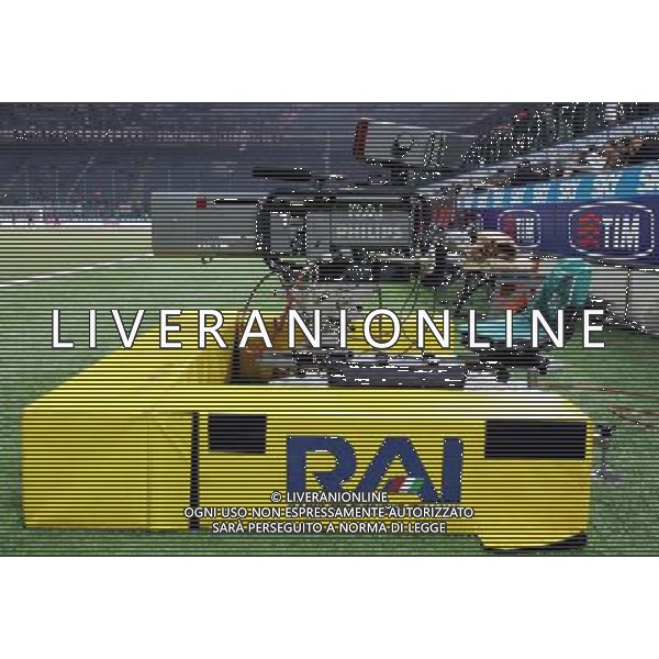 Milano 25/01/2006 coppa italia TIM 2005/06 milan-palermo 1:0 nella foto telecamere rai in campo ph marco luzzani/ag aldo liverani s.a.s.
