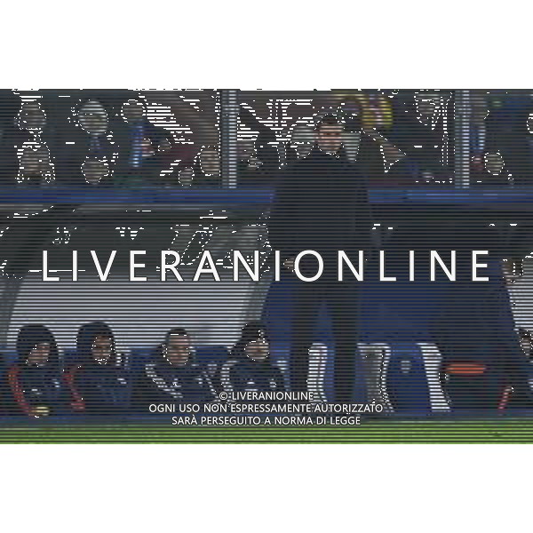 Como vs Juventus nella foto Thiago Motta allenatore Juventus perplesso durante una fase della gara Como 07-02-2025 Stadio Giuseppe Sinigaglia Campionato Serie A Enilive - 24a giornata foto Roberto Garavaglia/Agenzia Aldo Liverani sas