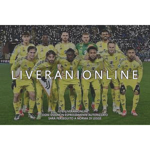Como vs Juventus nella foto formazione Juventus, in piedi da SX Nicolò Savona, Randal Kolo Muani, Federico Gatti, Michele Di Gregorio e Renato da Palma Veiga; in basso da SX Kenan Yildiz, Manuel Locatelli, Timothy Weah, Weston McKennie, Teun Koopmeiners e Nicolas Gonzalez Como 07-02-2025 Stadio Giuseppe Sinigaglia Campionato Serie A Enilive - 24a giornata foto Roberto Garavaglia/Agenzia Aldo Liverani sas