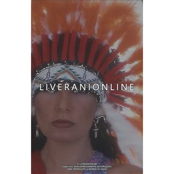DIAP-RETROSPETTIVA LOREDANA BERTE\' CANTANTE NELLA FOTO LOREDANA BERTE\' FOTO ARNALDO LIVERANI-AG ALDO LIVERANI SAS
