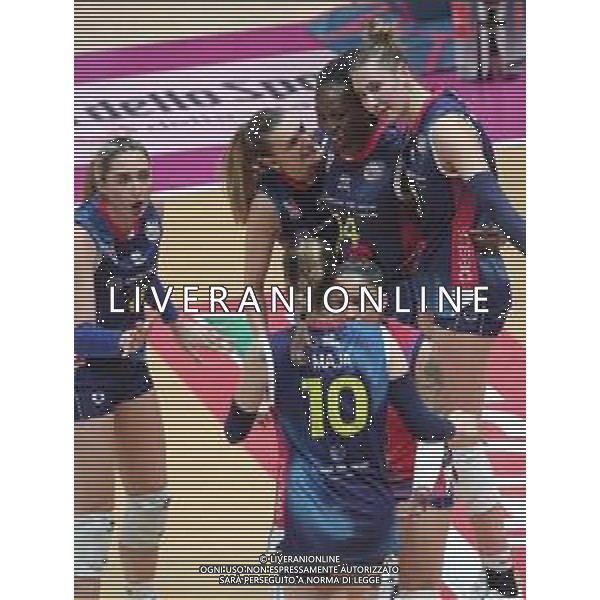 CASALECCHI DI RENO(BOLOGNA) FINALI COPPA ITALIA FEMMINILE FRECCIAROSSA PALLAVOLO SECONDA SEMIFINALE NUMIA VERO VOLLEY- SAVINO DEL BENE SCANDICCI NELLA FOTO FOTO GIANNI SANNA-AG ALDO LIVERANI SAS