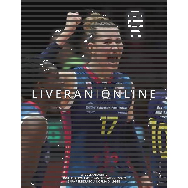 CASALECCHI DI RENO(BOLOGNA) FINALI COPPA ITALIA FEMMINILE FRECCIAROSSA PALLAVOLO SECONDA SEMIFINALE NUMIA VERO VOLLEY- SAVINO DEL BENE SCANDICI NELLA FOTO EKATERINA ANTROPOVA SCANDICCI FOTO GIANNI SANNA-AG ALDO LIVERANI SAS