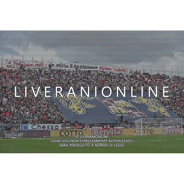 9-2-2025. Cagliari calcio-Parma calcio, 24° giornata Serie A calcio Italia 2024/2025, stadio Unipol Domus Cagliari. Foto Salvatore Moi/Agenzia Aldo Liverani s.as. Nella foto: Sconvolts, tifosi del Cagliari calcio in curva nord dello stadio Unipol Domus. FOTO SALVATORE MOI-AG ALDO LIVERANI SAS