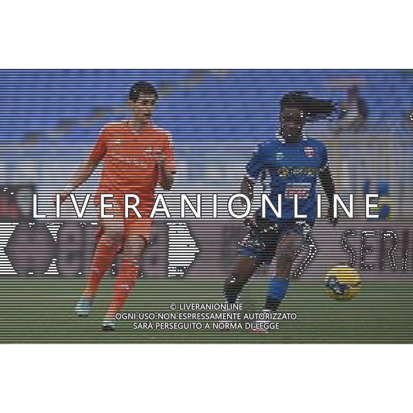 TVRG Novara vs Alcione nella foto Nicolò Bagatti (Alcione) e Giuseppe Agyemang (Novara) Novara 09-02-2025 Stadio Silvio Piola Campionato Serie C girone A - 26a giornata foto Roberto Garavaglia/Agenzia Aldo Liverani sas