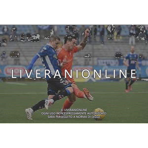 TVRG Novara vs Alcione nella foto Leonardo Morosini (Novara) e Luigi Samele (Alcione) Novara 09-02-2025 Stadio Silvio Piola Campionato Serie C girone A - 26a giornata foto Roberto Garavaglia/Agenzia Aldo Liverani sas
