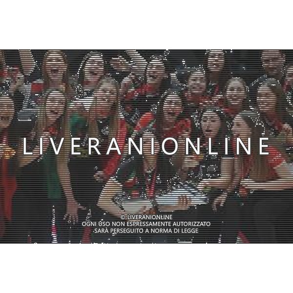 CASALECCHIO DI RENO (BOLOGNA) FINALI COPPA ITALIA FRECCIAROSSA FINALE PROSECCO DOC IMOCO CONEGLIANO-NUMIA VERO VOLLEY MILANO 3-0 NELLA FOTO VINCITRICI DELLA FINALE A2 SAN GIOVANNI IN MARIGNANO SERENA ORTOLANI CONTRO ITAS TRENTO 3-0 FOTO GIANNI SANNA-AG ALDO LIVERANI SAS