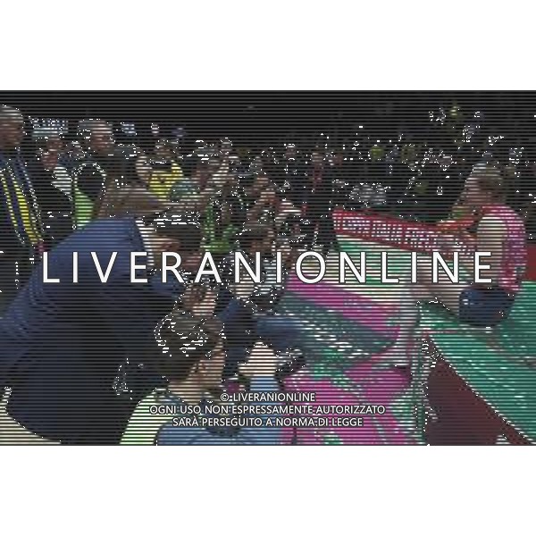 CASALECCHIO DI RENO (BOLOGNA) FINALI COPPA ITALIA FRECCIAROSSA FINALE PROSECCO DOC IMOCO CONEGLIANO-NUMIA VERO VOLLEY MILANO 3-0 NELLA FOTO ISABELLE HAAH MVP DELLAPARTITA CON I FOTOGRAFI FOTO GIANNI SANNA-AG ALDO LIVERANI SAS