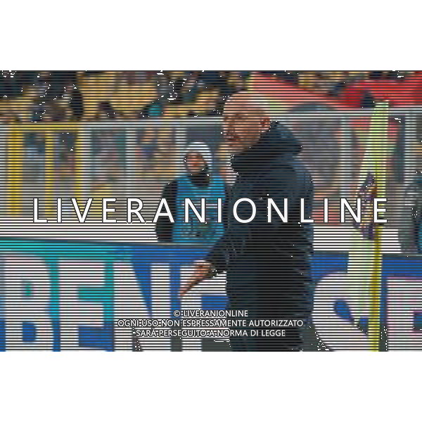 TVEM February 09, 2025 Lecce, Italy - US Lecce vs Bologna FC - Italian soccer serie A 2024/25 - Via Del Mare Stadium. In the pic: coach Vincenzo Italiano of Bologna FC foto emmanuele mastrodonato-ag aldo liverani sas