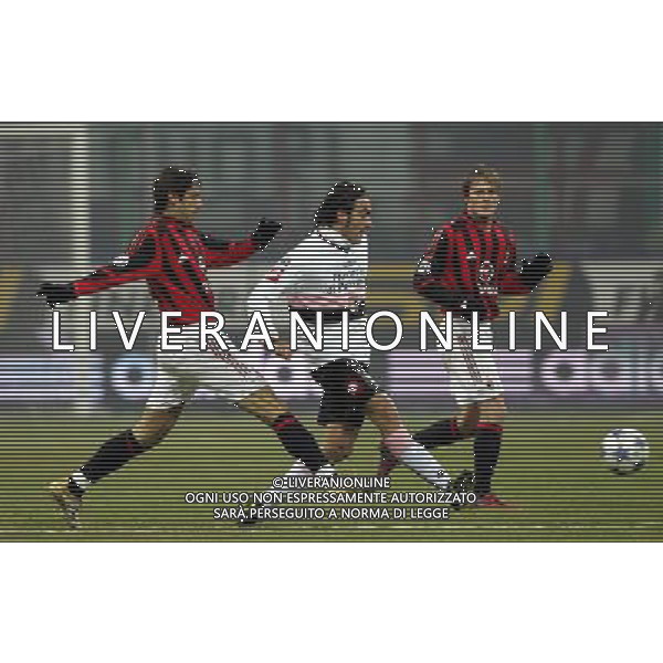 Milano 25/01/2006 coppa italia TIM 2005/06 milan-palermo 1:0 nella foto barone, rui costa e vogel ph marco luzzani/ag aldo liverani s.a.s.