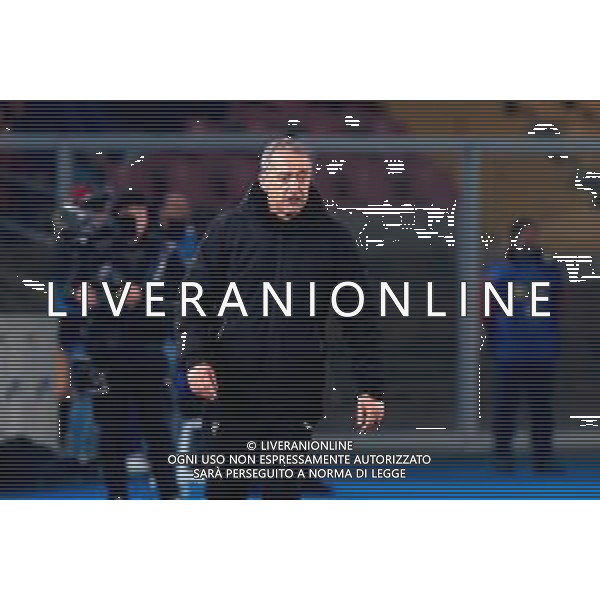TVEM February 09, 2025 Lecce, Italy - US Lecce vs Bologna FC - Italian soccer serie A 2024/25 - Via Del Mare Stadium. In the pic: coach Marco Giampaolo of US Lecce FOTO EMMANUELE MASTRODONATO-AG ALDO LIVERANI SAS