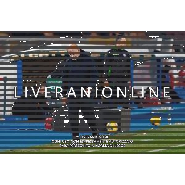 TVEM February 09, 2025 Lecce, Italy - US Lecce vs Bologna FC - Italian soccer serie A 2024/25 - Via Del Mare Stadium. In the pic: coach Vincenzo Italiano of Bologna FC FOTO EMMANUELE MASTRODONATO-AG ALDO LIVERANI SAS