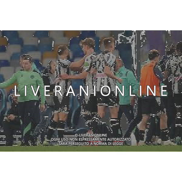 09-02-2025 NAPOLI-CAMPIONATO DI CALCIO SERIE A NAPOLI-UDINESE nella foto: esultanza Jurgen Ekkelenkamp Foto Mosca ag aldo liverani sas