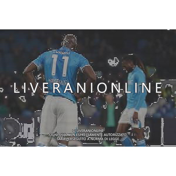 09-02-2025 NAPOLI-CAMPIONATO DI CALCIO SERIE A NAPOLI-UDINESE nella foto: delusione Romelu Lukaku Foto Mosca, Ag.Liverani