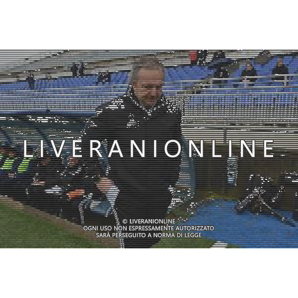 TVRG Novara vs Alcione nella foto Giovanni Cusatis allenatore Alcione Novara 09-02-2025 Stadio Silvio Piola Campionato Serie C girone A - 26a giornata foto Roberto Garavaglia/Agenzia Aldo Liverani sas