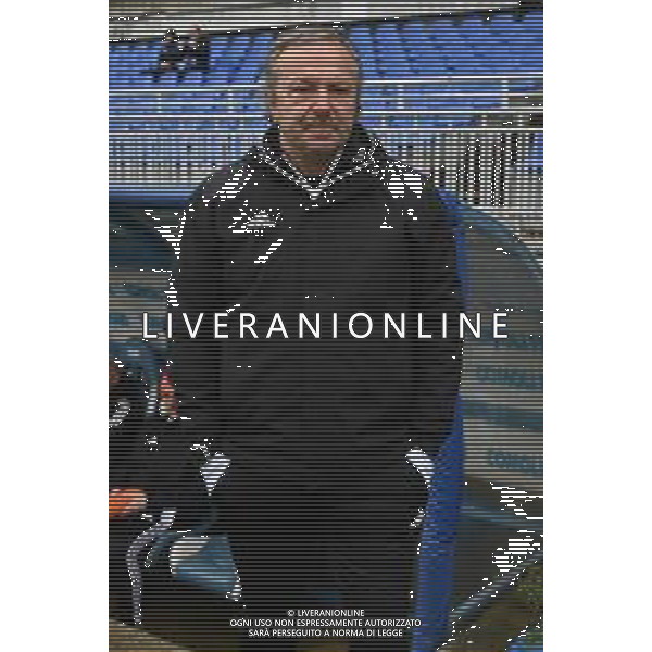 TVRG Novara vs Alcione nella foto Giovanni Cusatis allenatore Alcione Novara 09-02-2025 Stadio Silvio Piola Campionato Serie C girone A - 26a giornata foto Roberto Garavaglia/Agenzia Aldo Liverani sas
